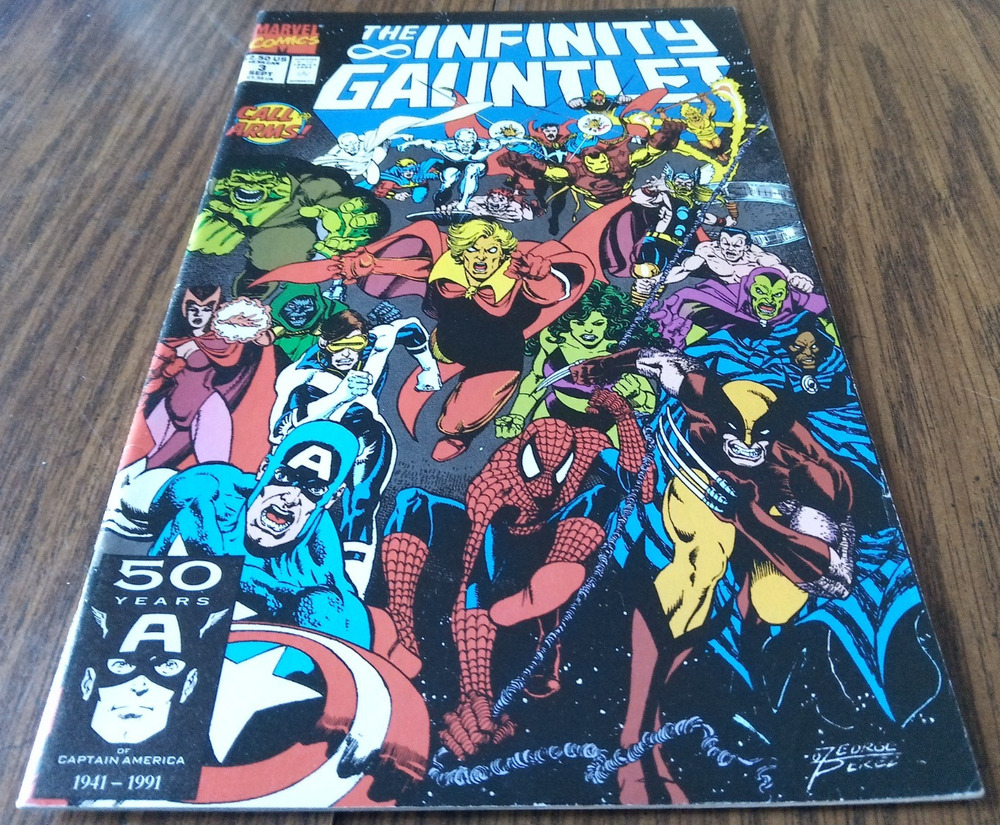 The Infinity Gauntlet #3 September 1991 Marvel Comics